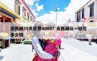 游西藏35天花费4000？去西藏玩一趟花多少钱