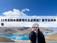 11月去纳木错要带什么必需品？春节去纳木错