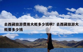 去西藏旅游费用大概多少钱啊？去西藏旅游大概要多少钱