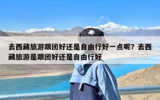 去西藏旅游跟团好还是自由行好一点呢？去西藏旅游是跟团好还是自由行好