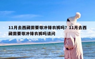11月去西藏需要带冲锋衣裤吗？11月去西藏需要带冲锋衣裤吗请问