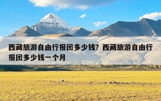 西藏旅游自由行报团多少钱？西藏旅游自由行报团多少钱一个月